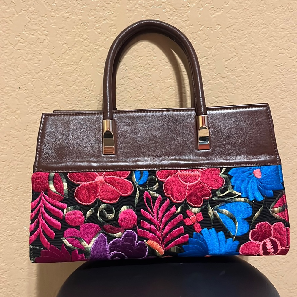 NEW  Handmade Handbag | Artisanal |
Embroidery | Leather bag | MEXICO 🇲🇽